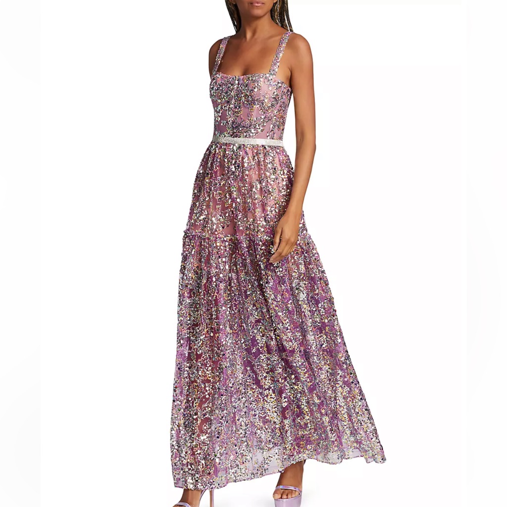 Bronx And Banco Midnight Gown In Purple